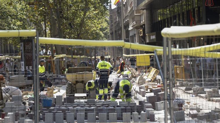 Casi 200 obras públicas quedan desiertas en Catalunya en el primer semestre