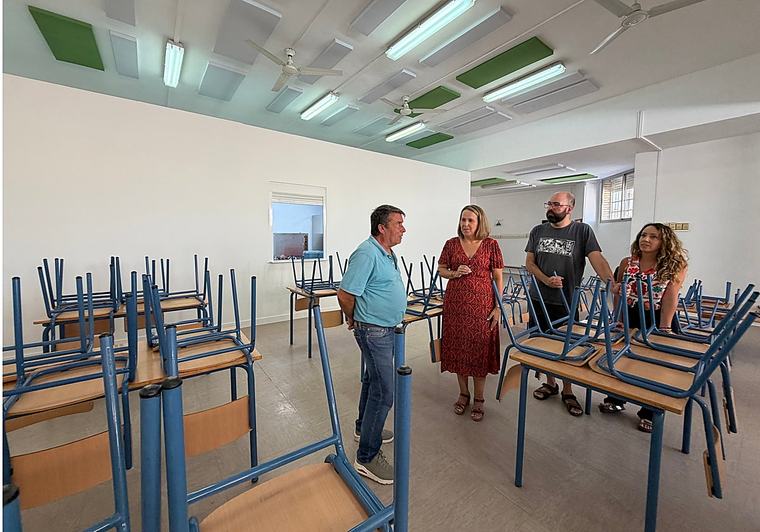 Castell realiza mejoras en el comedor del colegio Virgen del Carmen para solucionar el problema de las ratas