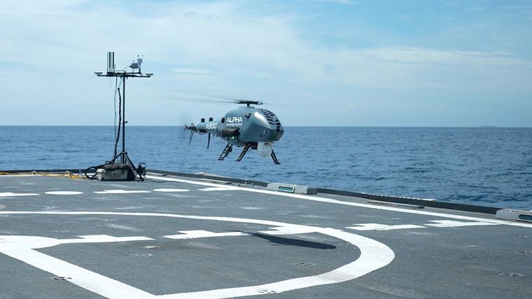 La Armada encarga a la empresa española Alpha Unmanned Systems 3 helicópteros no tripulados por 1,3 millones
