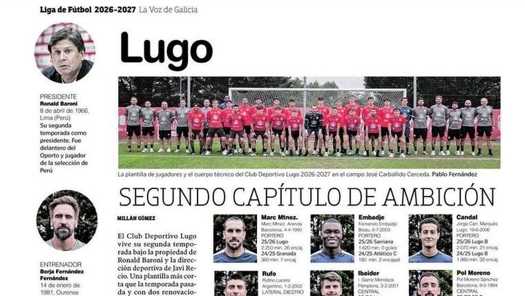 Todo el fútbol lucense, al detalle