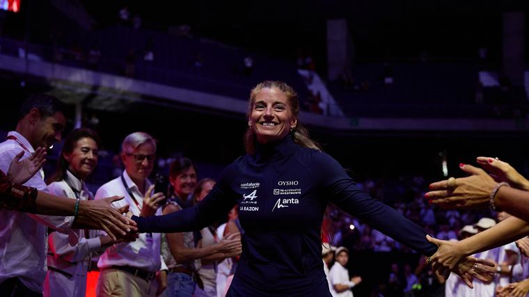 El último abrazo del Premier Padel Madrid a Alejandra Salazar