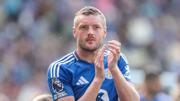 Jamie Vardy, leyenda del Leicester campeón de Premier, vuelve a Inglaterra