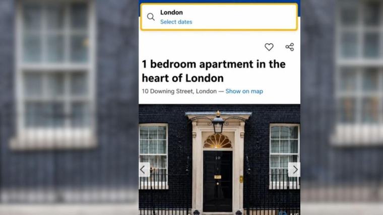 Un fallo en Booking permite poner en alquiler el 10 de Downing Street por 55 libras la noche