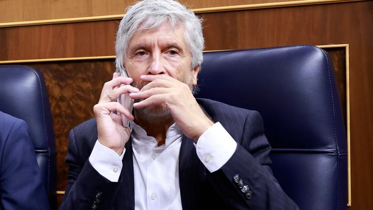 Marlaska asegura que no recibió avisos sobre la participación de gendarmes de Marruecos en el asalto a Ceuta