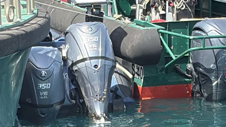 Tres guardias civiles heridos tras ser embestidos por una narcolancha