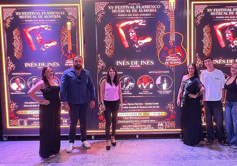 Huércal celebra la XV edición del Festival de Flamenco 'Puerta del Bajo Andarax' con la bailaora local Inés de Inés