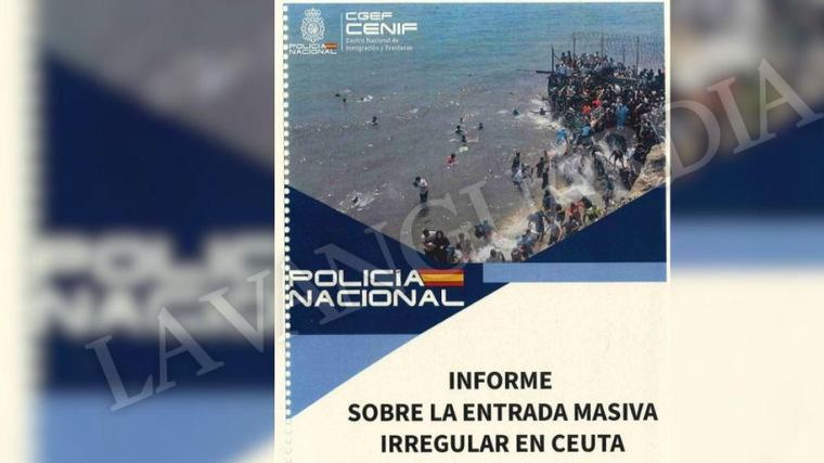El informe policial de Ceuta señala la “permisividad” de Marruecos, con gendarmes que “guiaron activamente” el cruce masivo