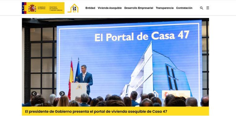 Vivienda retira el mapa de la web de Casa 47 tras la denuncia de Sumar de que no reconoce al Sáhara