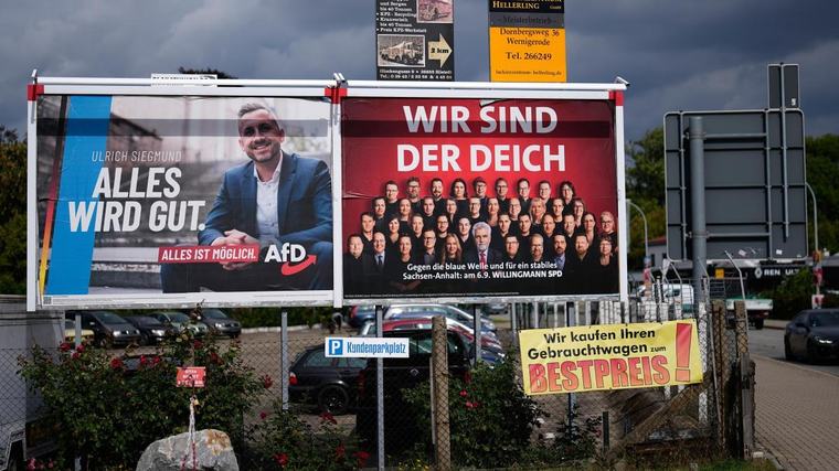 Sajonia-Anhalt vota con la ultraderechista AfD triunfante y Alemania en vilo