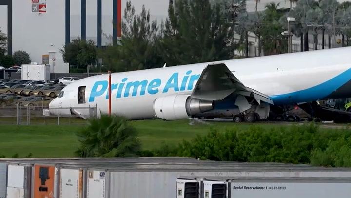 Al menos cinco muertos tras estrellarse un avión de Amazon cerca del aeropuerto de Miami