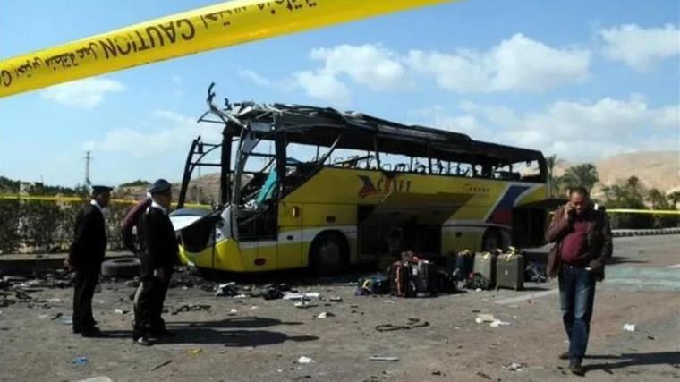 Al menos 16 muertos y 28 heridos en un accidente de autobús en el sur del Sinaí egipcio