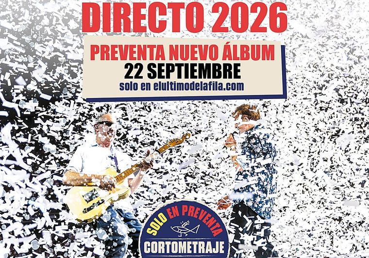 El Último de la Fila anuncia su nuevo álbum 'Directo 2026'