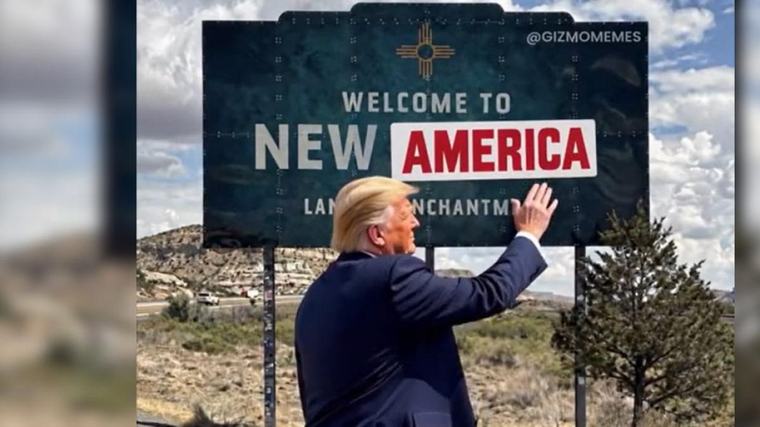 Trump quiere cambiar el nombre al estado de Nuevo México por “Nueva América”