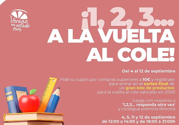 El centro comercial Peñacastillo te regala material escolar para la vuelta al cole