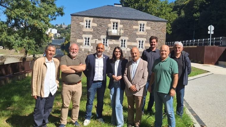 Un molino tradicional a orillas del río Miño renace como centro de divulgación científica en Lugo