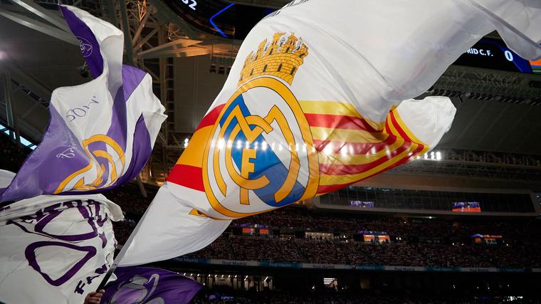 Comunicado del Real Madrid sobre la exhibición de banderas en la grada del Santiago Bernabéu frente al Inter