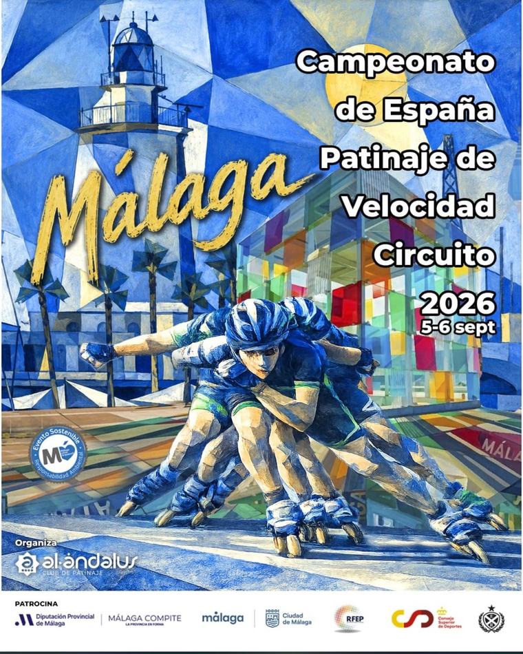 Málaga sede del Campeonato de España de patinaje de velocidad