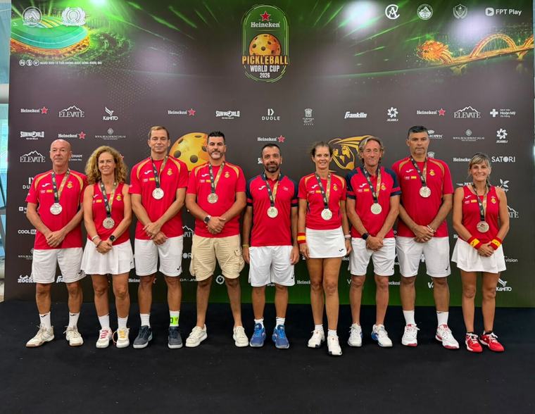 Yassin Harrus, subcampeón del mundo en Pickleball