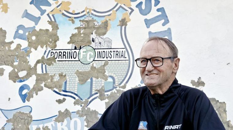 «Rubio», medio século entregado ao fútbol porriñés