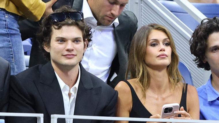 Kaia Gerber y Homer Gere coinciden en el US Open y reavivan el recuerdo de sus padres