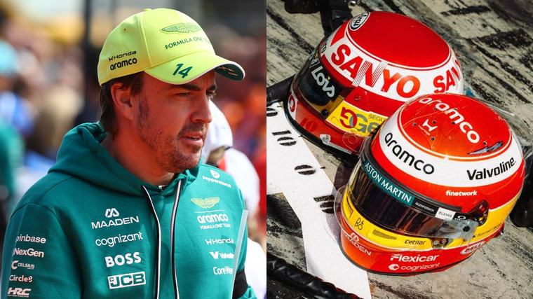 Alonso llevará un casco especial en Monza para homenajear a su descubridor Adrián Campos