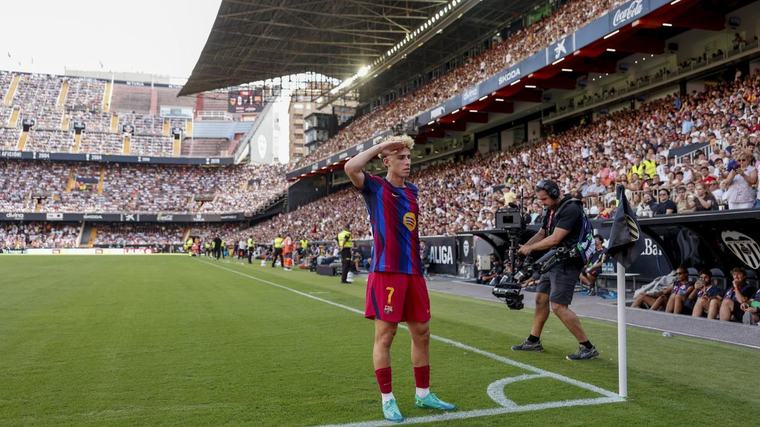 El 'General' Fermín asombra en Mestalla
