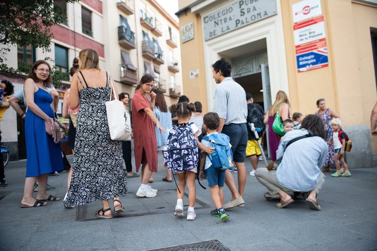 El calor marca la vuelta al cole: “Me preocupa que haya desmayos, a la hora de comer tenemos cerca de 40 grados”