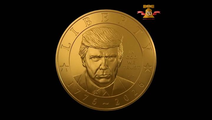 Estados Unidos pone a la venta monedas con el rostro de Trump