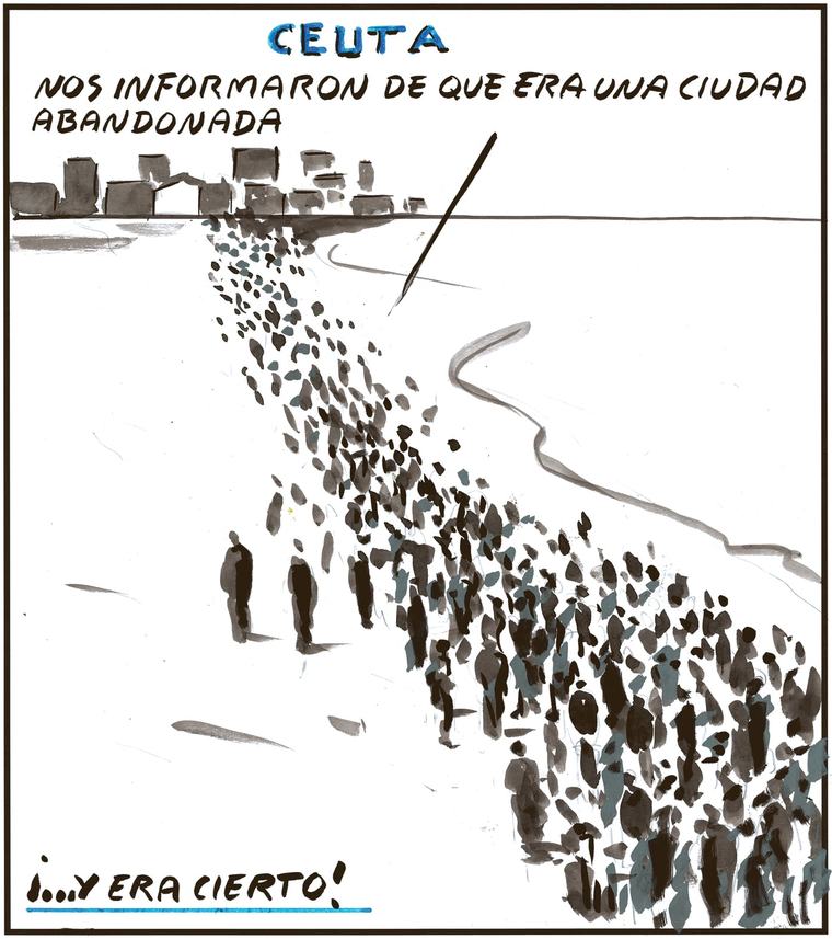 El Roto: Ceuta, ciudad abandonada
