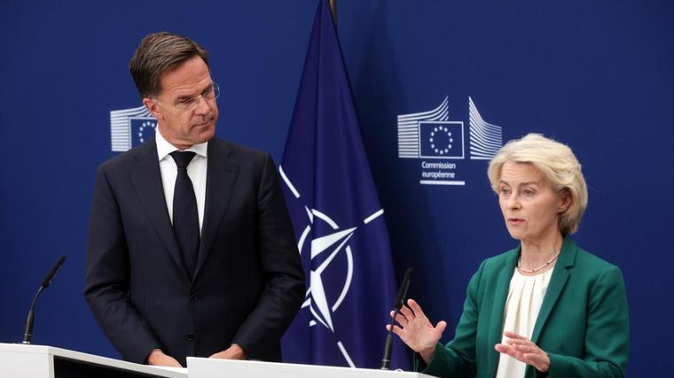Von der Leyen y Rutte alertan del peligro que supone Rusia para Europa y llaman a «dar un paso adelante»