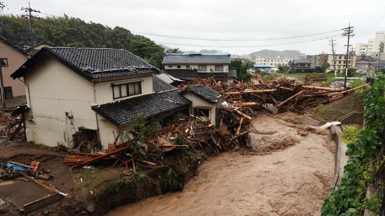 Japón ordena evacuar a 41.000 personas por las fuertes lluvias y el riesgo de inundaciones
